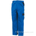 Royalblue met zwarte broek